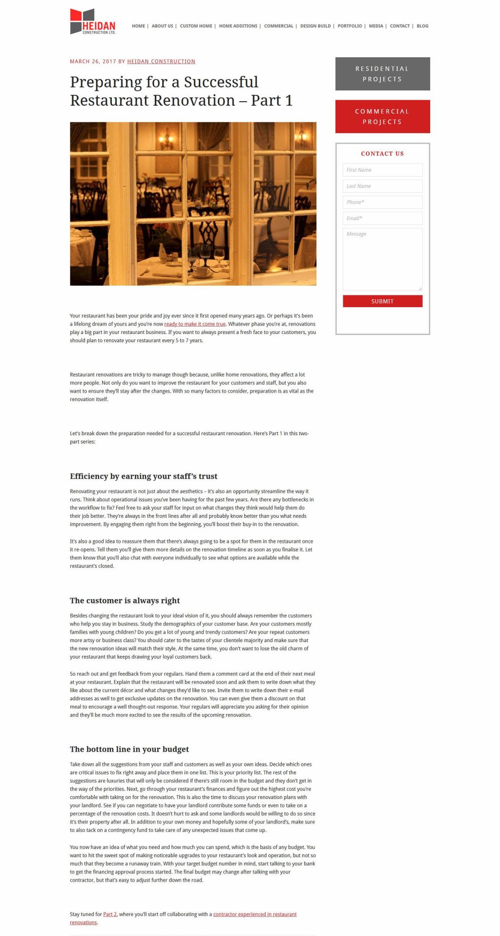 Sample blog post 1 by Winluck Wong, New Brunswick web content writer