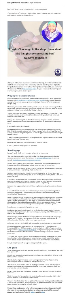 Profile article 05 by Winluck Wong, New Brunswick freelance writer for hire